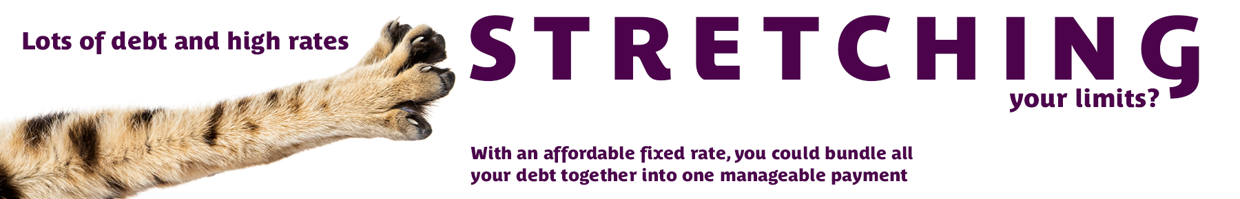 high debt stretching skinny web slider consolidate your debt