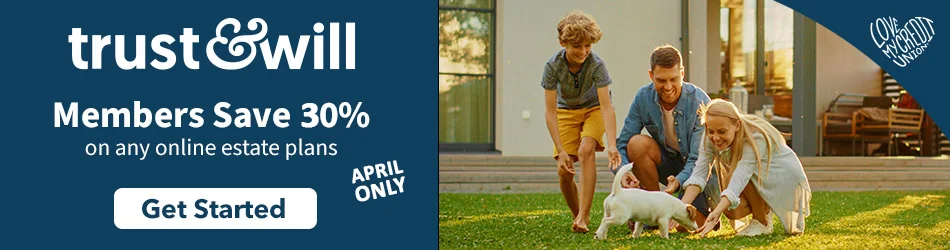 Trust & Will 30% off