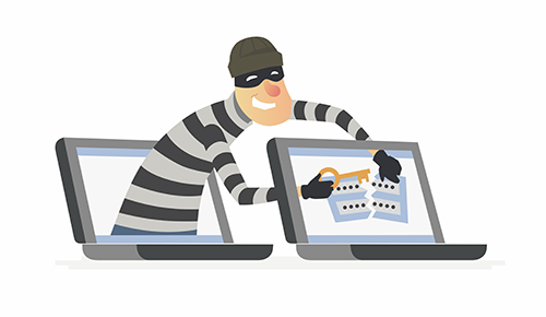 thief stealing password